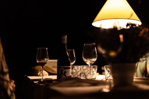 Lagoa: jantar de 2,5 horas na vinha com degustação de vinhos