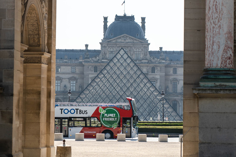 Parijs: Hop-on-hop-off-bustour & Seine Cruise Bundle TourBuspas voor 3 dagen en rondvaart over de Seine van 1 uur