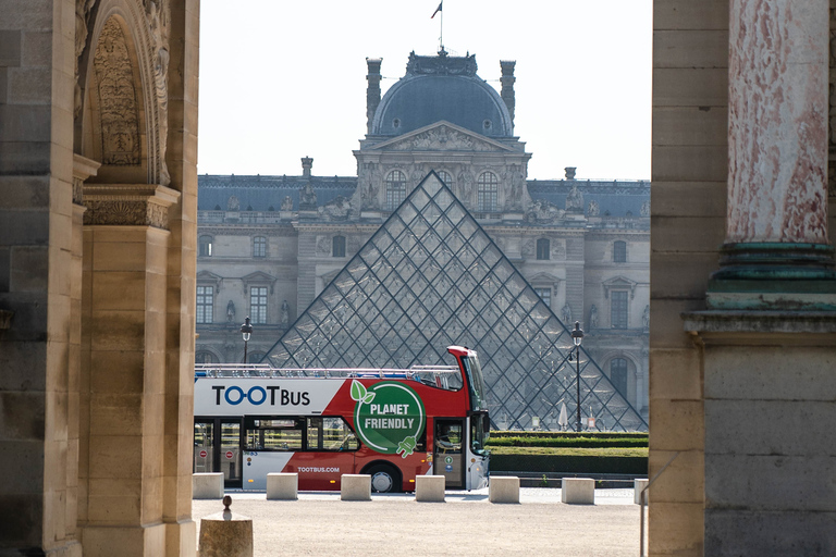 Paris: Hop-on Hop-off Bus Tour &amp; Seine Cruise Bundle Tour1-Day Bus Pass and 1-Hour Seine River Cruise