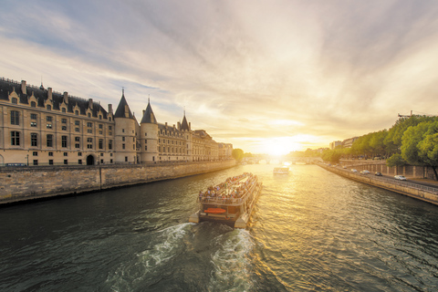 Parijs: Hop-on-hop-off-bustour & Seine Cruise Bundle TourBuspas voor 3 dagen en rondvaart over de Seine van 1 uur