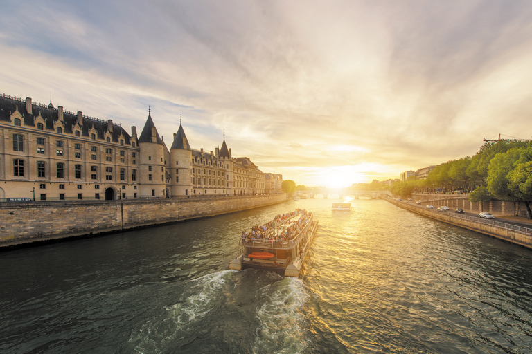 Paris: Hop-on Hop-off busstur &amp; Seine-kryssning Paketresa