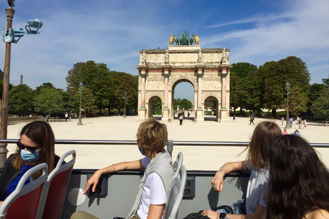 Paris: Hop-on Hop-off busstur &amp; Seine-kryssning Paketresa