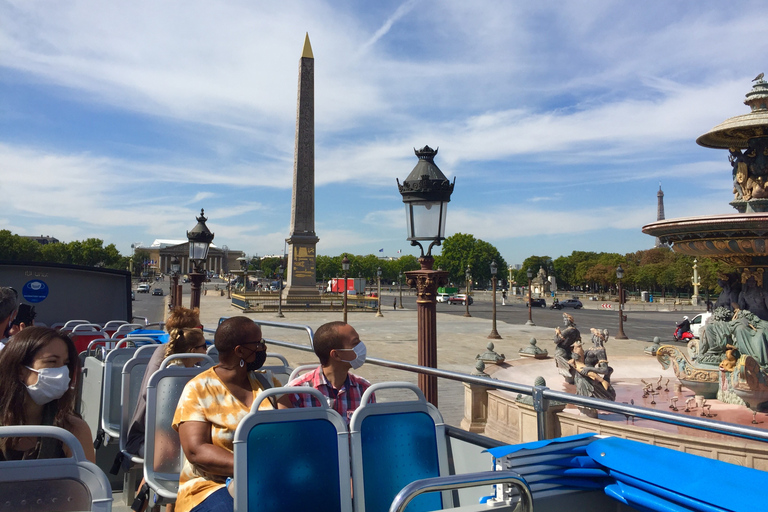 Parijs: Hop-on-hop-off-bustour & Seine Cruise Bundle TourBuspas voor 3 dagen en rondvaart over de Seine van 1 uur