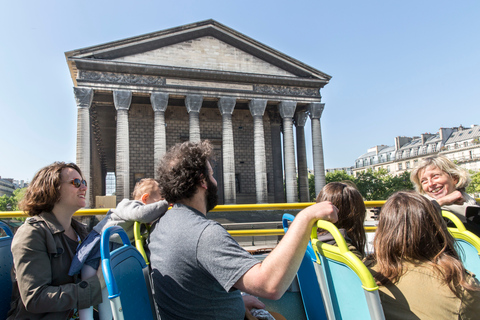 Paris: Hop-on Hop-off Bus Tour &amp; Seine Cruise Bundle Tour1-Day Bus Pass and 1-Hour Seine River Cruise