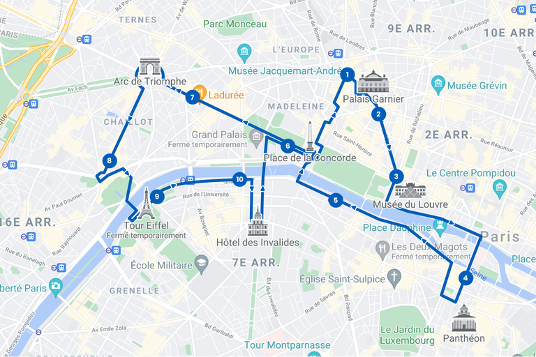 Parigi: tour in autobus Hop-on Hop-off e tour in battello sulla Senna