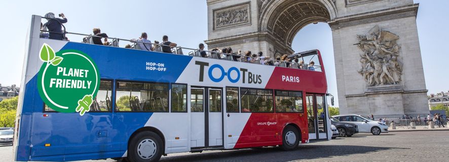 Paris : visite en Tootbus à arrêts multiples