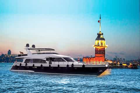 Bosphorus Sunset Cruise on a Luxurious Yacht