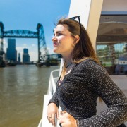 Rotterdam: Harbor Cruise with Live Guide & Optional Coffee