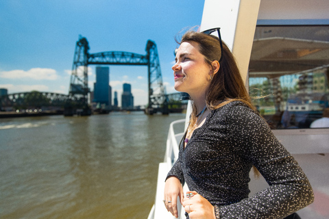 Rotterdam: Havenrondvaart met Live GidsCruise met koffie en taart