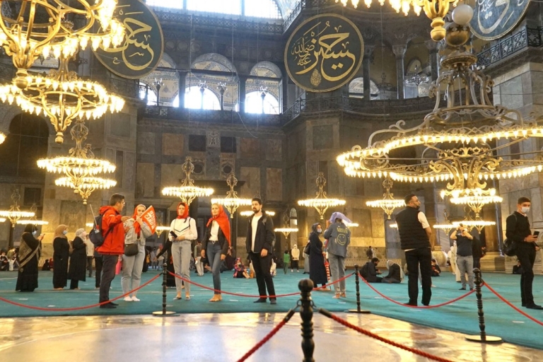 Istanboel: bezoek Hagia Sophia, highlights-tour & gids-appIstanboel: Hagia Sophia met voorrangstoegang & audiogids
