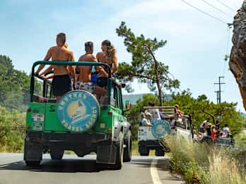 Antalya : Aventure safari en jeep avec déjeuner dans un restaurant local