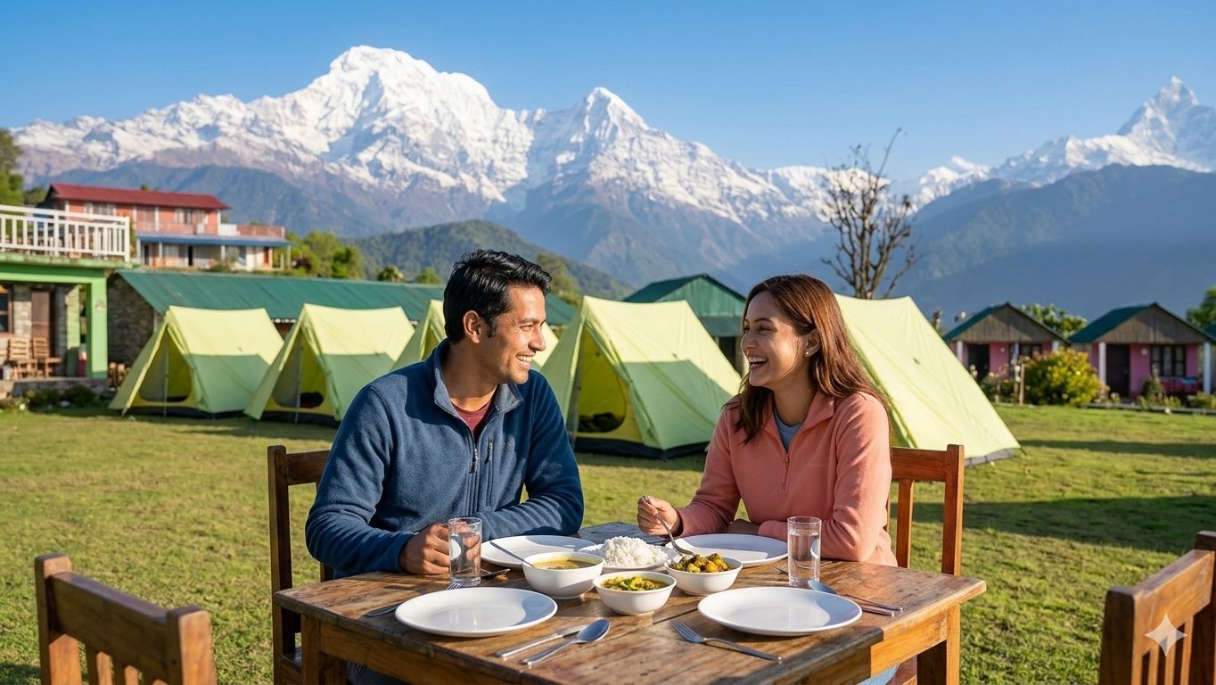 Ab Pokhara: Wander-Tagestour zum Australian Base Camp mit Mittagessen