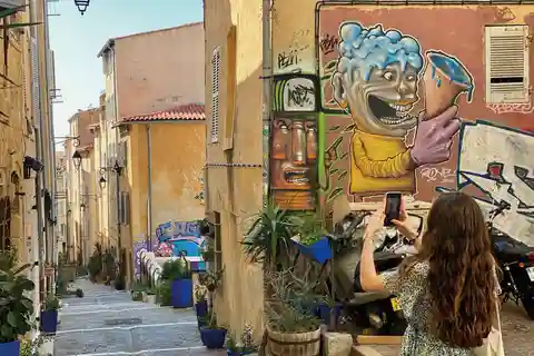 Marseille: Vandretur i Panier-kvarteret med lyd via smartphone