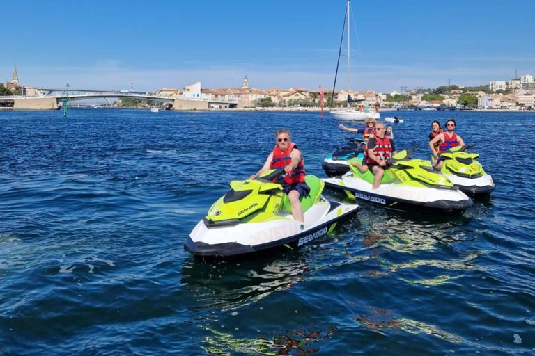Marseille: Jet ski tours from Châteauneuf-les-Martigues Option 4: 3-hour hike – L'Escapade, Marseille & Côte Bleue