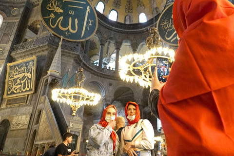 Istanbul: Hagia Sofia, Topkapi och Basilica Cistern Tour