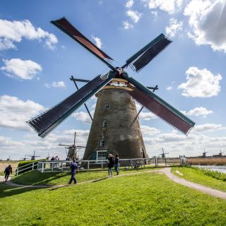 Róterdam: entrada a Kinderdijk Windmill Village