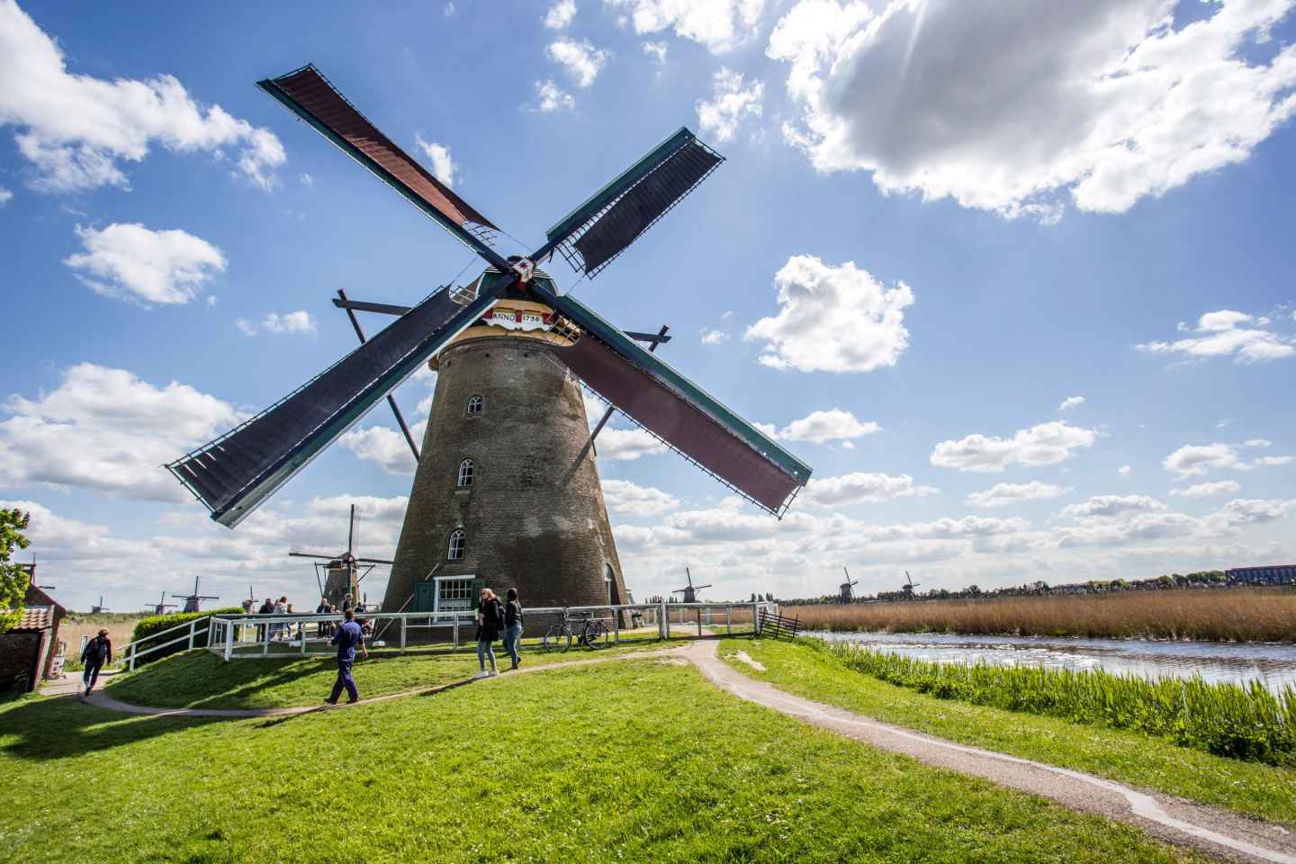 Rotterdam: Ticket für Kinderdijk Windmühlendorf