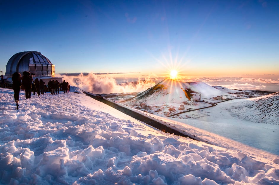 Hilo/Waikoloa : Excursion au sommet du Mauna Kea avec coucher de soleil et observation des étoiles