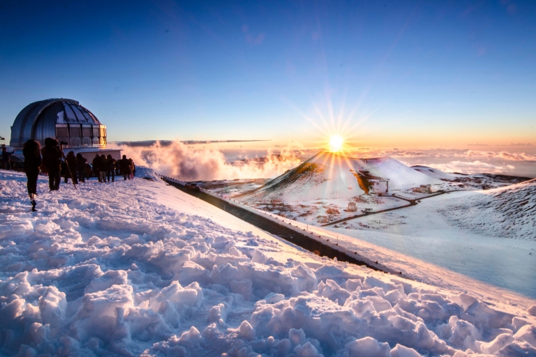 Cumbre de Mauna Kea: Aventura de observación de estrellas al atardecer con foto gratisRecogida de Waikoloa Starbucks
