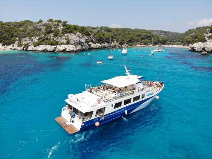 Menorca: Natural Coves and Beaches Boat Trip & Paella Lunch