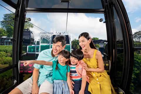 Singapore: Sentosa Cable Car Sky Pass Ticket