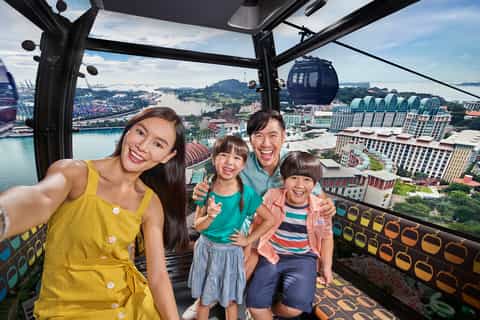 Singapore: Sentosa Cable Car Sky Pass Ticket