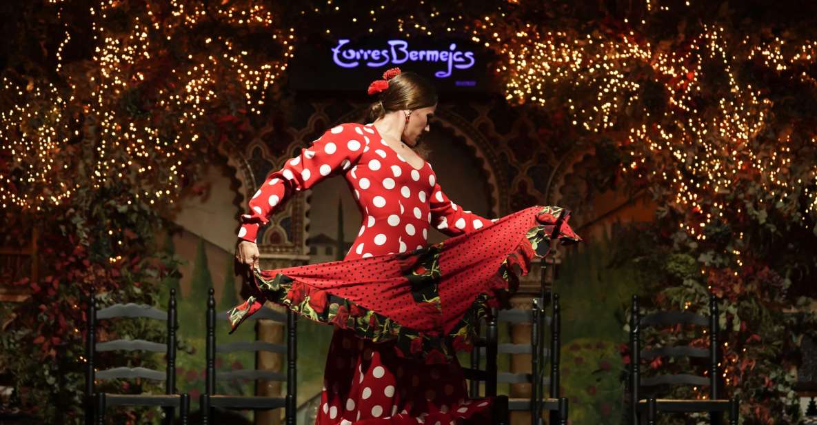 Madrid: Live Flamenco Show with Food and Drinks Options