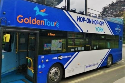 York: Hop-on Hop-off Sightseeing Bus Tour24-Hour Pass