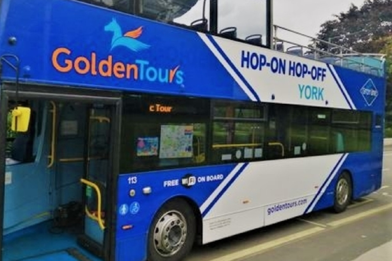 York: Hop-on Hop-off Sightseeing Bus Tour 24-Hour Pass