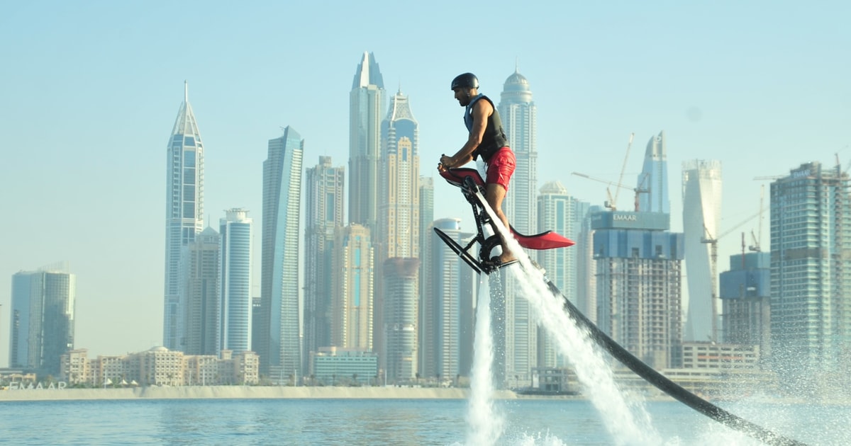 Dubai: 30-Minute Jetovator Session at The Palm Jumeirah | GetYourGuide