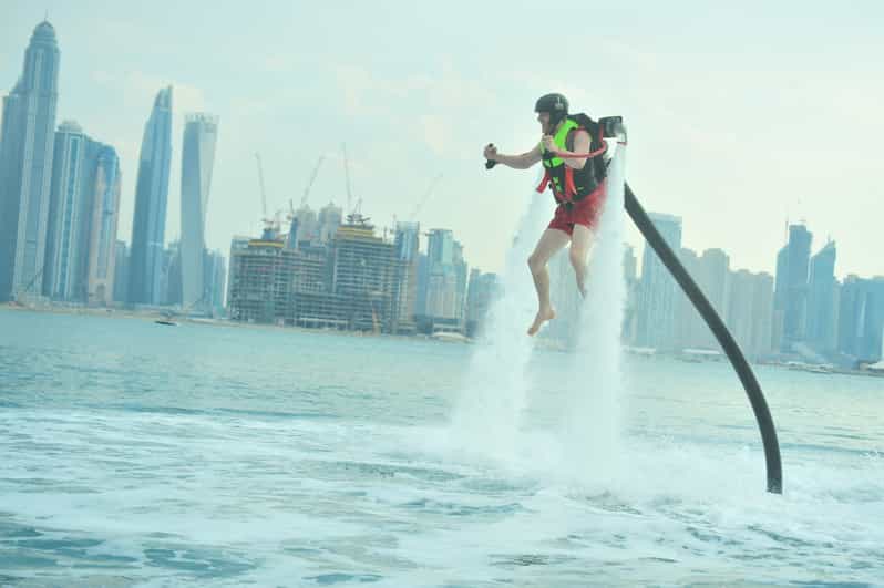 Dubaï expérience jetpack à Palm Jumeirah de 30 min GetYourGuide