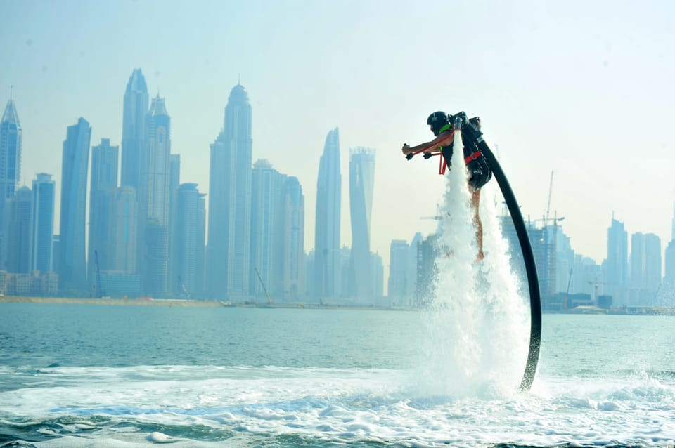 Watch Two Men With Jetpacks Fly Over Tallest Building In Dubai 