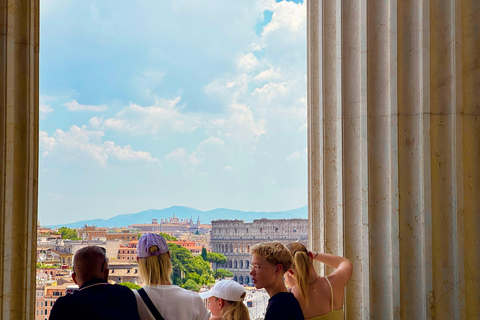 Rome: Vittoriano Panoramic Terrace & Palazzo Venezia Access