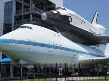 Space Center Houston mit Transport Space Center Houston mit Transport