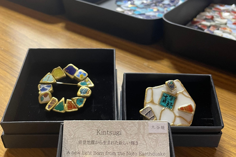 Kanazawa: Kintsugi Hana Jewelry Workshop with Tea Tasting