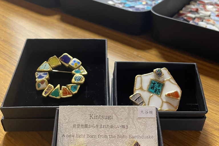 Kanazawa: Kintsugi Hana Jewelry Workshop with Tea Tasting