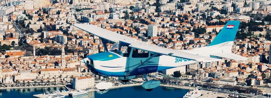 Depuis Sinj : Vol panoramique au-dessus de Split