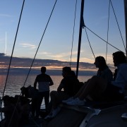 Adelaide: Glenelg Sunset Catamaran Cruise with Drink