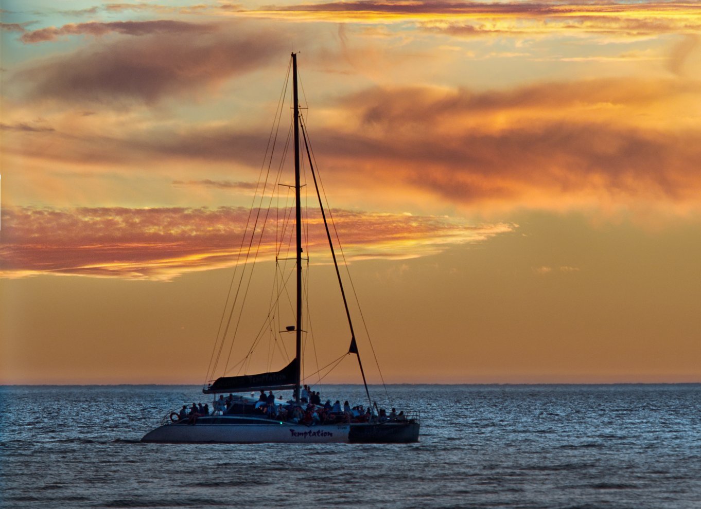 Adelaide: Glenelg Twilight katamaran-krydstogt med drink