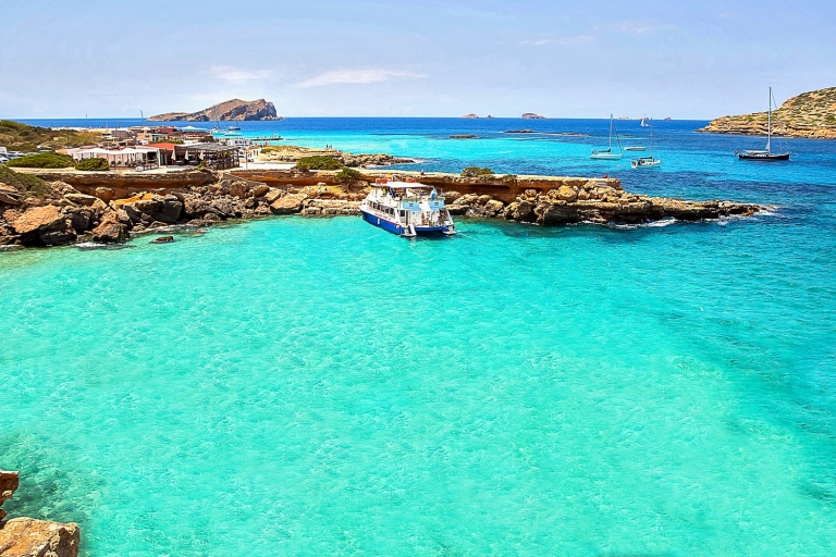 Ibiza: Beach Hopping Cruise w/ Paddleboard, Food, & Drinks Ibiza: Beach Hopping Cruise w/ Paddleboard, Snacks, & Drinks