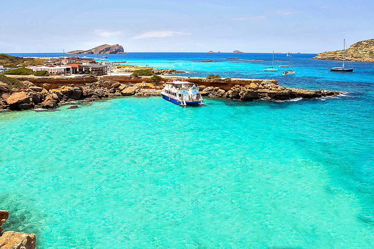 Ibiza: Strand-Hopping-Bootsfahrt mit Paddleboard, Essen und GetränkenIbiza: Strände-Bootsfahrt mit Paddleboard, Snacks & Drinks