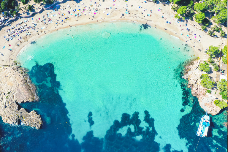 Ibiza: Strand-Hopping-Bootsfahrt mit Paddleboard, Essen und GetränkenIbiza: Strände-Bootsfahrt mit Paddleboard, Snacks & Drinks