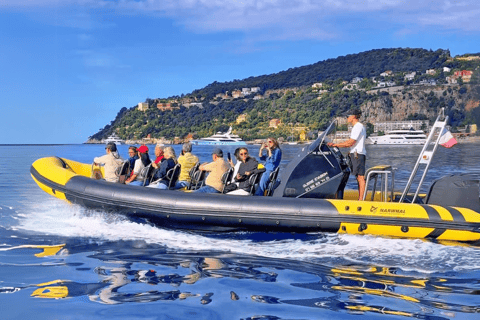 Balade en mer de Nice vers Monaco et stop à Villefranche