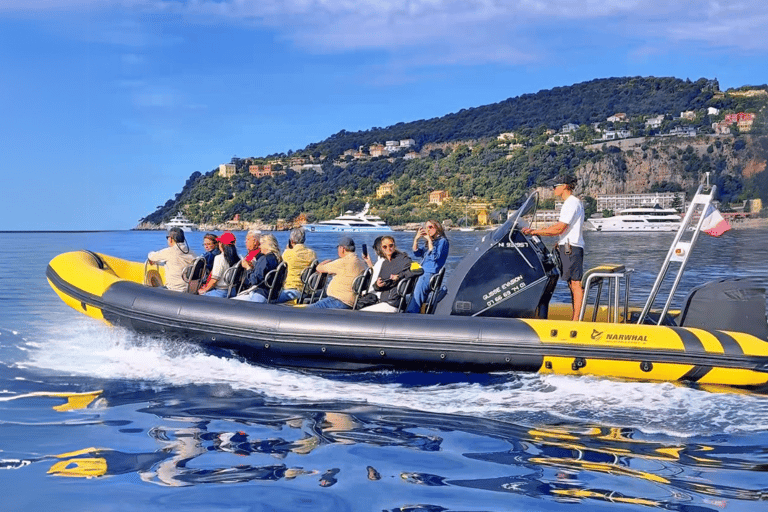 Balade en mer de Nice vers Monaco et stop à Villefranche