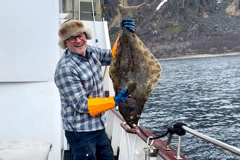 Tromsø:Arktische Fischerei & Meeresfrüchte Fjordkreuzfahrt auf LuxusyachtTromsø: Luxuriöse Kreuzfahrt zum Fischen und für Meeresfrüchte