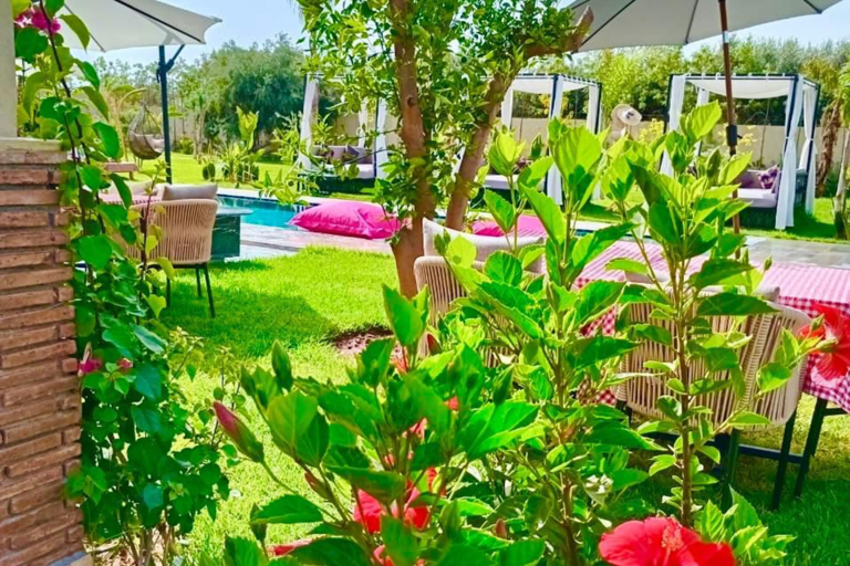 From Marrakesh: Pool Day Pass in Atlas Mountains with Lunch Refreshing Pool Escape: Enjoy Lunch and Easy Pickup