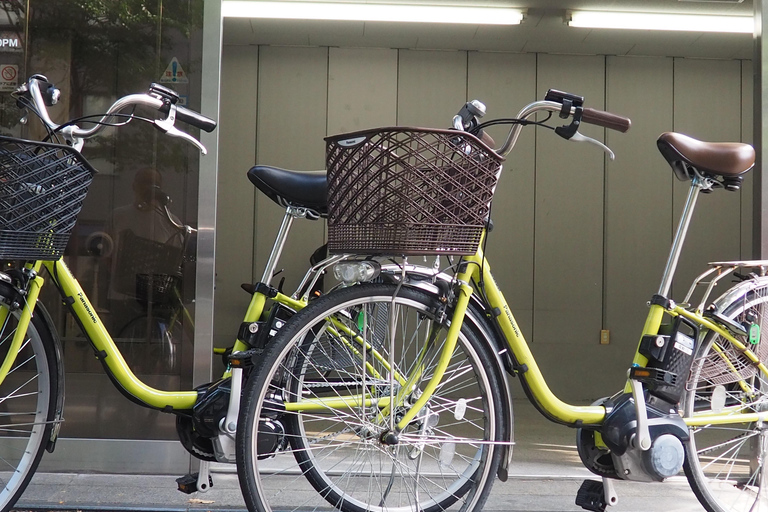 E-Bike Tour in Kyoto with Asuka, Japanese graduate student