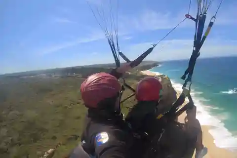 Costa de Caparica: Paragliding Tandem Flight