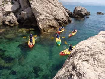 Marseille: Côte Bleue Calanques Half-Day Kayak Tour