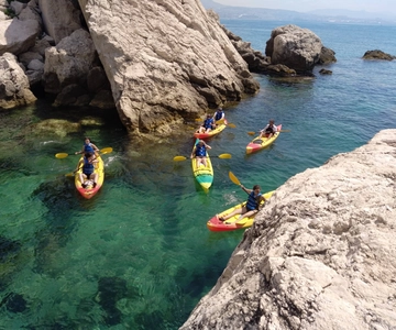 Marseille: Côte Bleue Calanques Half-Day Kayak Tour